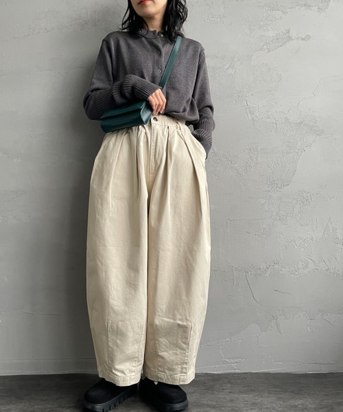 ほぼ未使用　HARVESTY(ハーベスティ) チノクロスサーカスパン HARVESTY ハーベスティ コットン チノクロス サーカスパンツ