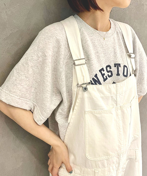 美品【JOURNAL STANDARD】ホワイトデニム オーバーオール｜Yahoo