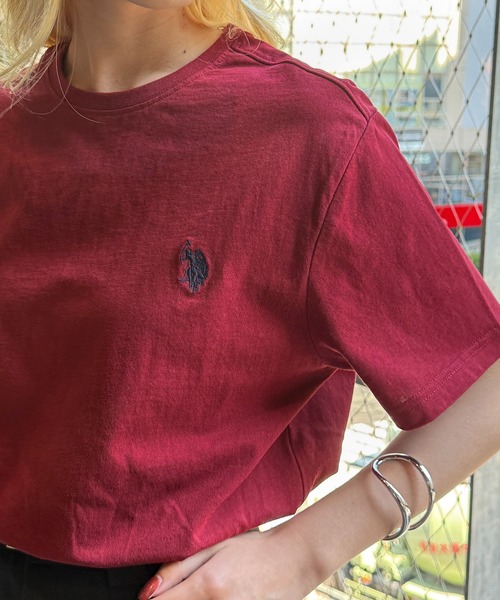 全6色 U.S. POLO ASSN. ポニー刺繍 クラシック コットン Tシャツ U.S. POLO ASSN. tシャツ 「U.S. ASSN.」ワンポイントクラシカル