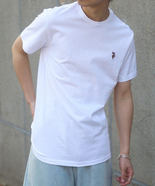 U.S. POLO ASSN. tシャツ 「U.S. ASSN.」ワンポイントクラシカル