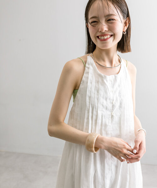 ワンピース 「森川企画」バックシャンアメスリキャミワンピース 