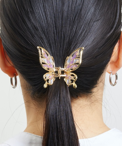 Zoule ヘアクリップ ゾーラ:butterfly clip バタフライクリッブ
