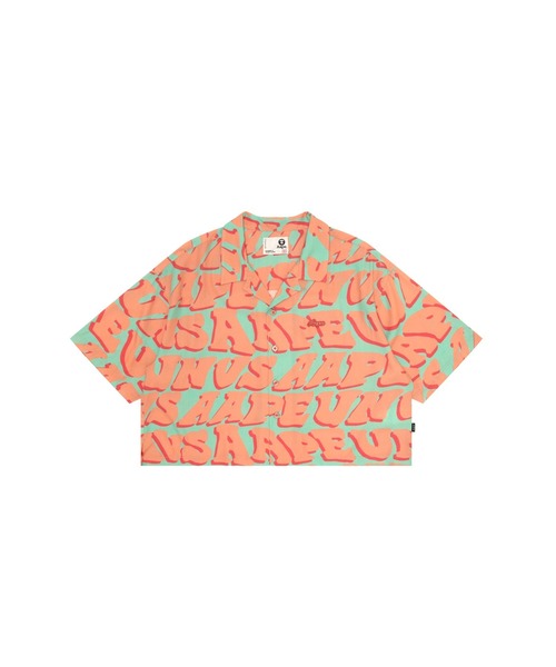 AAPE BY A BATHING APE ブラウス シャツ SHORT SLEEVE SHIRT