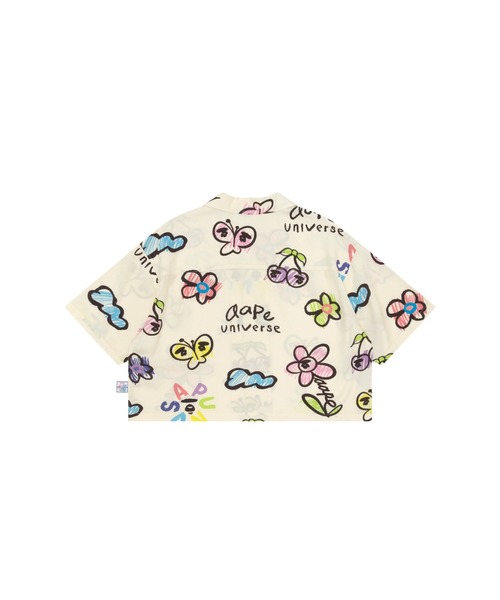 ブラウス シャツ AAPE ZIP UP SHORT SLEEVE SHIRT レディース AAPE BY A BATHING APE ブラウス シャツ ZIP UP SHORT SLEEVE
