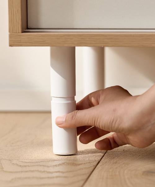 iellio 家具 Roomnhome北欧風モダンキャビネット（ハイタイプ