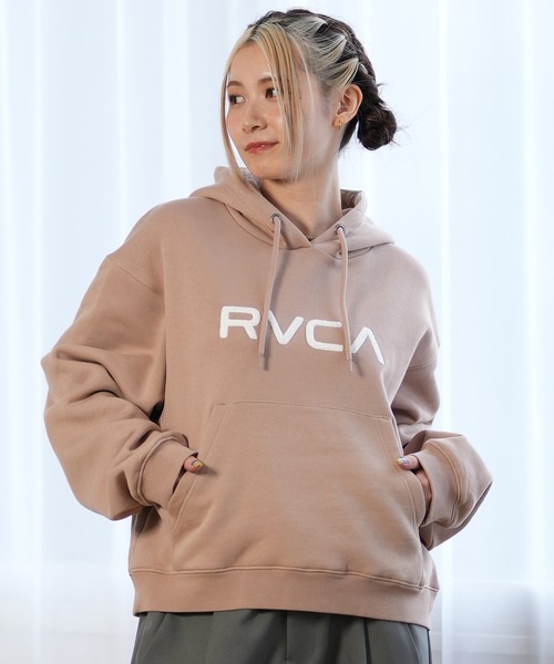 パーカー RVCA/ルーカ ロゴパーカー BE044-017 レディース RVCA パーカー RVCA/ルーカ ロゴパーカー BE044-017 レディース