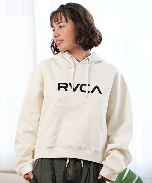 パーカー RVCA/ルーカ ロゴパーカー BE044-017 レディース