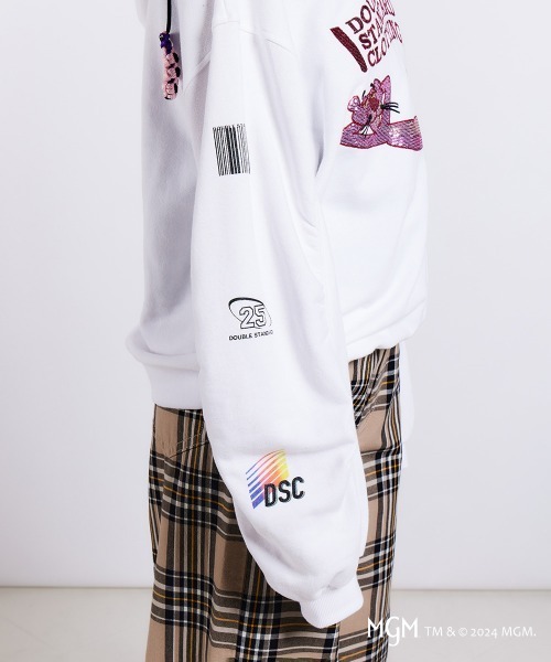 DOUBLE STANDARD CLOTHING パーカー PINK PANTHER/ ボリューム