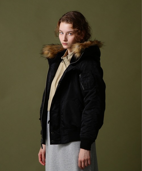 【  AVIREX  】  レディース     モッズコート AVIREX/ アヴィレックス/ M-65 パーカー/ L- M-65 PARKA/ モッズ