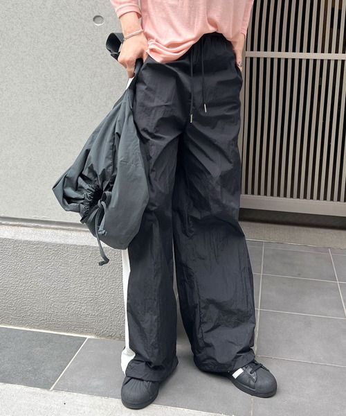 ballaholic サイドライン　ナイロンパンツ パンツ サイドラインナイロンパンツ レディース : ZOZOTOWN Yahoo!店