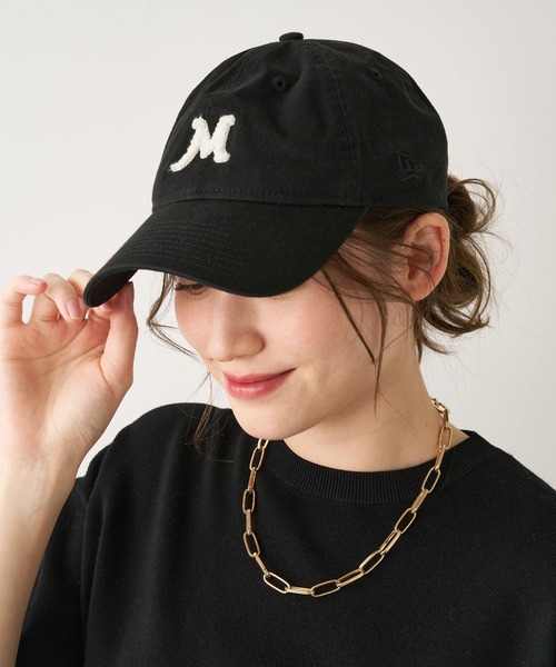帽子 キャップ 「NEW ERA×MICA＆DEAL」”M”ロゴサガラ刺繍 
