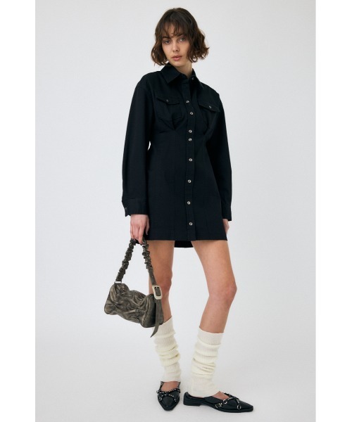 moussy WAIST TUCK REMAKE ミニ ドレス MOUSSY | WAIST TUCK REMAKE ミニドレス (ワンピース(ミニ