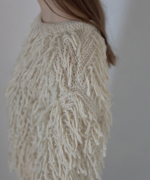 ニット セーター ループツイスト編みニットプルオーバー レディース MINERTE ニット セーター 「MINERTE」loop twist knit / ループ