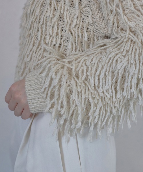 MINERTE ニット セーター 「MINERTE」loop twist knit / ループ