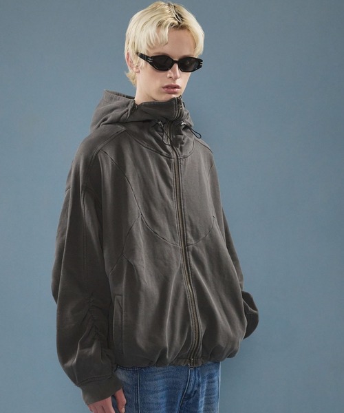 【25SS NEW】D SQUARED2_men / WASH RELAX FIT MASK パーカー BLAYMORE パーカー 「BLAYMORE」 Washed Sweat Mask Parka