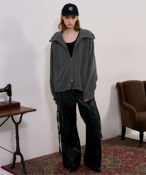 パーカー 「BLAYMORE」 Washed Sweat Mask Parka / マスクパーカー 取り外しフード仕様 メンズ レディース_18