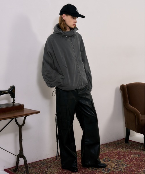 パーカー 「BLAYMORE」 Washed Sweat Mask Parka / マスクパーカー 取り外しフード仕様 メンズ レディース_20