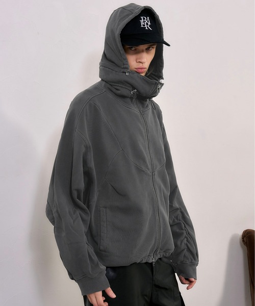 パーカー 「BLAYMORE」 Washed Sweat Mask Parka / マスクパーカー 取り外しフード仕様 メンズ レディース_16