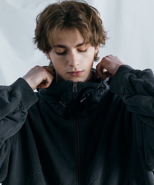 パーカー 「BLAYMORE」 Washed Sweat Mask Parka / マスクパーカー 取り外しフード仕様 メンズ レディース_5