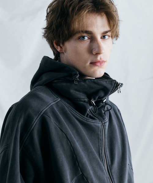 パーカー 「BLAYMORE」 Washed Sweat Mask Parka / マスクパーカー 取り外しフード仕様 メンズ レディース_6