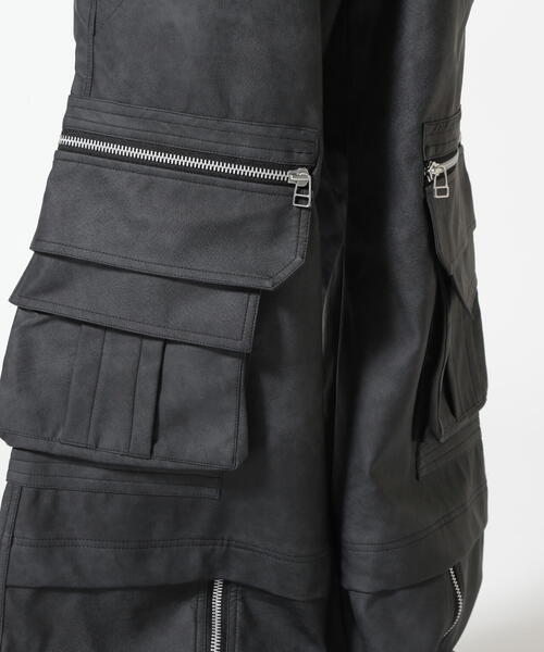 A.F ARTEFACT カーゴ　バギーコーデュロイ　カーキ　3 A.F ARTEFACT EXTREME WIDE CARGO PANTS / VINTAGE CORDUROY