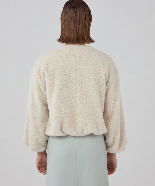 【2024AW】Ballsey シャギージャージー ショートコクーンブルゾン シャギージャージー ショートコクーンブルゾン