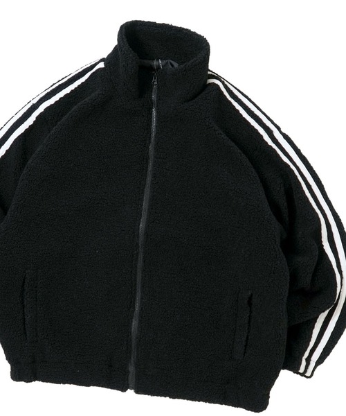 おしゃれスタ ブルゾン アウター sheep boa track jacket/シープボア 