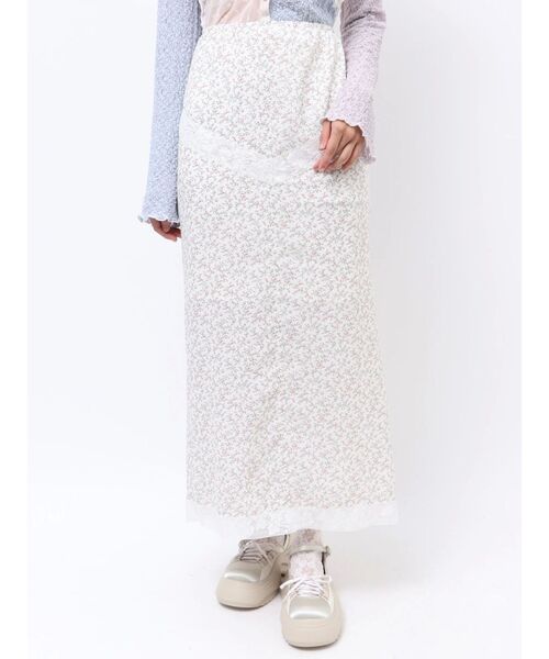 girlhoodレースコンビスカート　ブラック merry jenny スカート girlhoodレースコンビスカート : ZOZOTOWN