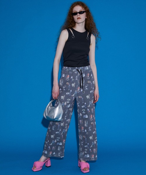 MAISON SPECIAL」 スウェットパンツ 36 ホワイト レディース 