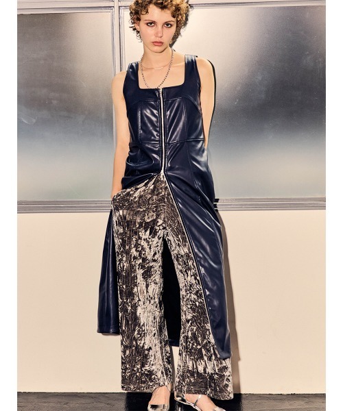 ワンピース DOUBLE ZIP LEATHER ONEPIECE : ZOZOTOWN Yahoo!店 - 通販