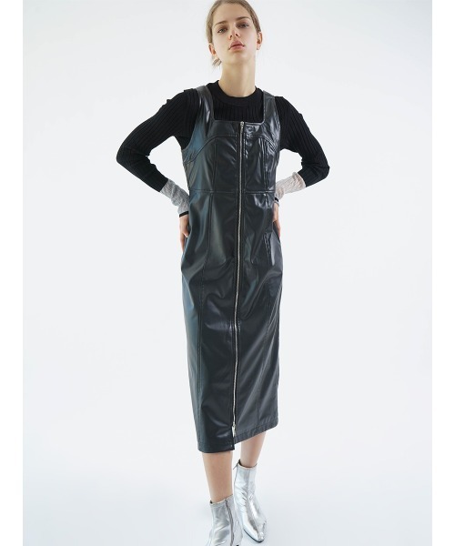 ワンピース DOUBLE ZIP LEATHER ONEPIECE : ZOZOTOWN Yahoo!店 - 通販