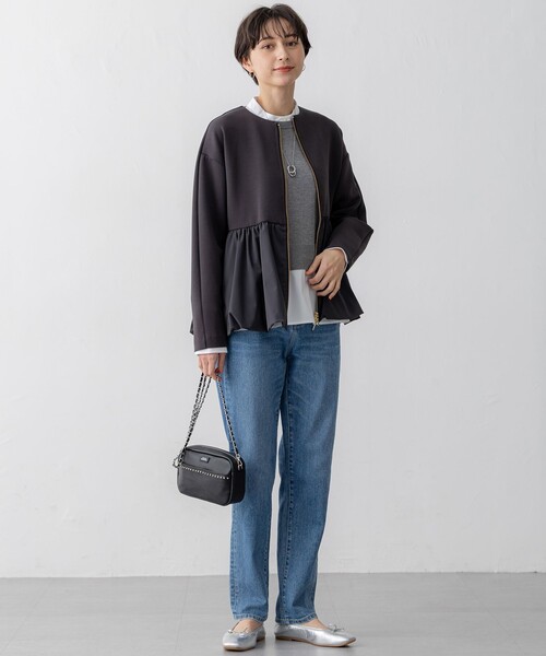 23区 ニット セーター 「洗える」シャツ コンビネーション