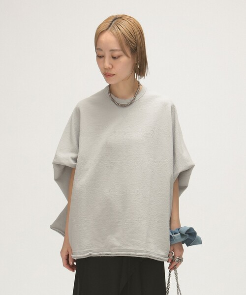 tシャツ maturely / ヘム カットオフ ポンチョ ジャージー レディース BEAMS BOY tシャツ maturely / ヘム カットオフ ポンチョ