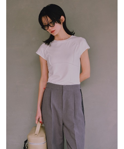 tシャツ インサイドアウトシームフレンチTee レディース