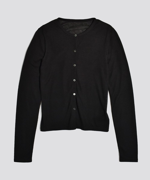 カーディガン 「kiehtova」SHEER RIB CARDIGAN/シアーリブカーディガン KTWR23  レディース