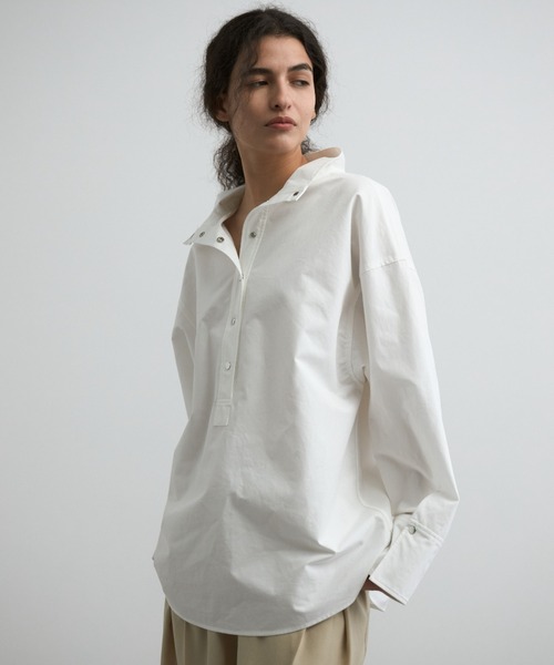 美品CREDONA クレドナ　シャツ　ブラウス CREDONA（クレドナ） ブラウス シャツ HIGH NECK BLOUSE/ハイネック