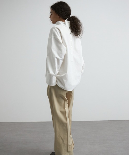 CREDONA（クレドナ） ブラウス シャツ HIGH NECK BLOUSE/ハイネック