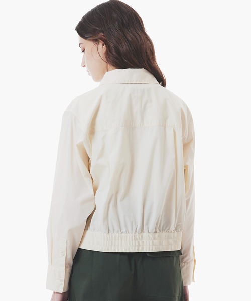 LACOSTE（ラコステ） ブラウス シャツ 夏 クロップド丈 ウエスト