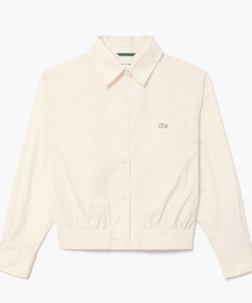 LACOSTE（ラコステ） ブラウス シャツ 夏 クロップド丈 ウエスト