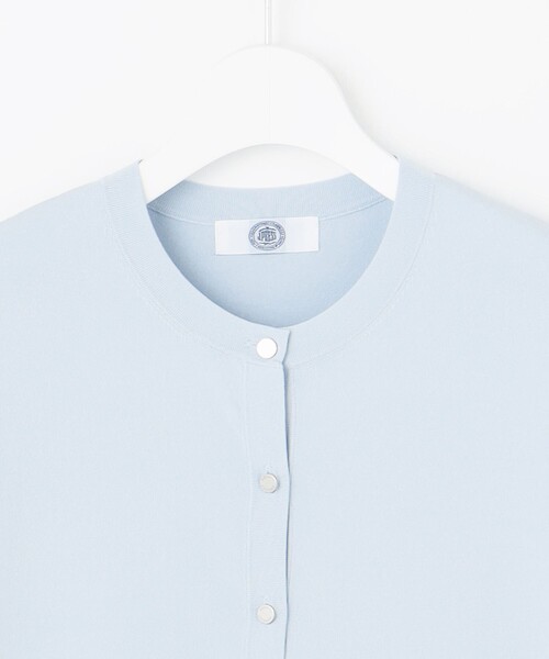 カーディガン 「洗える」RAYON ELITE STRETCH クルーネック カーディガン レディース カーディガン 「洗える」RAYON ELITE STRETCH クルーネック