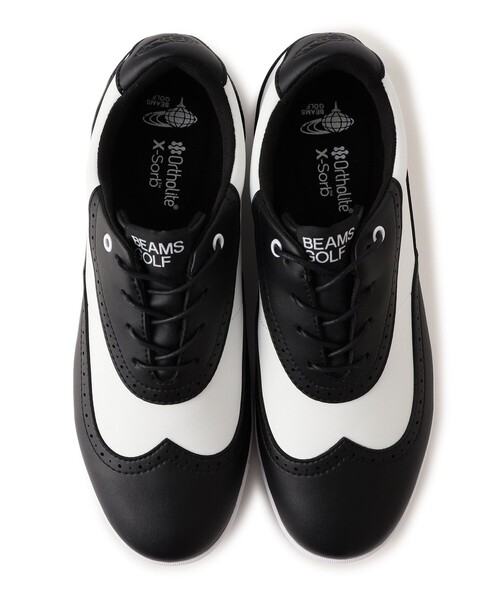 BEAMS GOLF ゴルフシューズ 23.5センチ BEAMS GOLF ゼロ・スパイク バイター(23.5cm WK(白/黒)): ギア