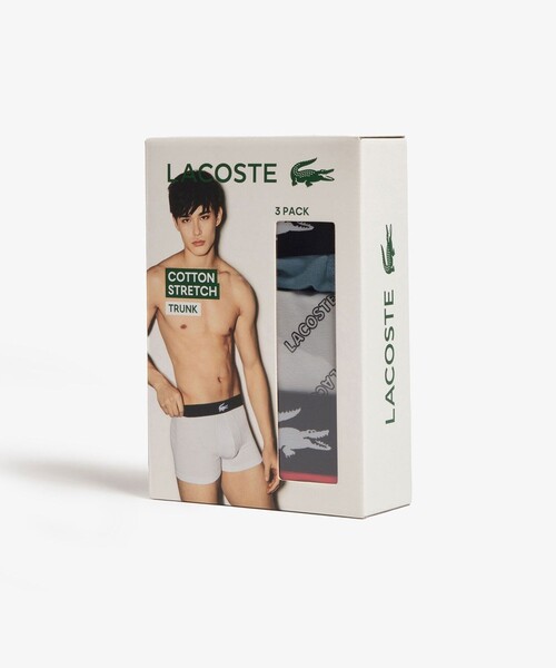 ボクサーパンツ ３パックロゴプリントストレッチコットンボクサートランクショーツ / ボクサーパンツ | LACOSTE | 10