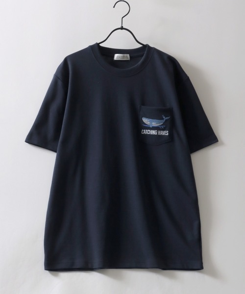 ★関税込★New era★MiLB EMBROIDERY POCKET T-SHIRTS★Tシャツ SITRY tシャツ Animal Embroidery Pocket T-Shirt/アニマル ワン