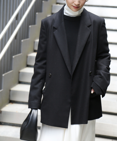 ドゥーズィエムクラス　新品タグ付　 黒 テーラードジャケット Deuxieme Classe（ドゥーズィエムクラス） ジャケット テーラード