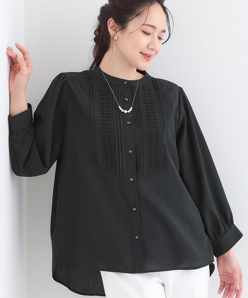 SHOO・LA・RUE ブラウス シャツ 「S-LL」お顔周りを華やかに