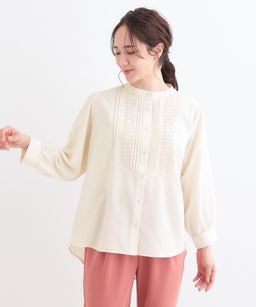 SHOO・LA・RUE（シューラルー） ブラウス シャツ 「S-LL」お顔周りを
