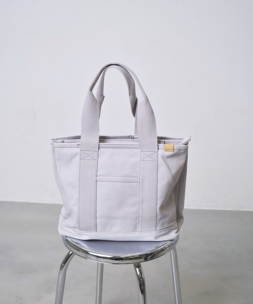 DOT & STRIPE トートバッグ キャンバスA4トートバッグ/15586
