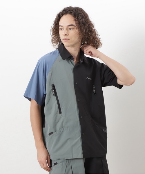 MANASTASH（マナスタッシュ） シャツ 半袖 RIVER SHIRT/リバーシャツ 