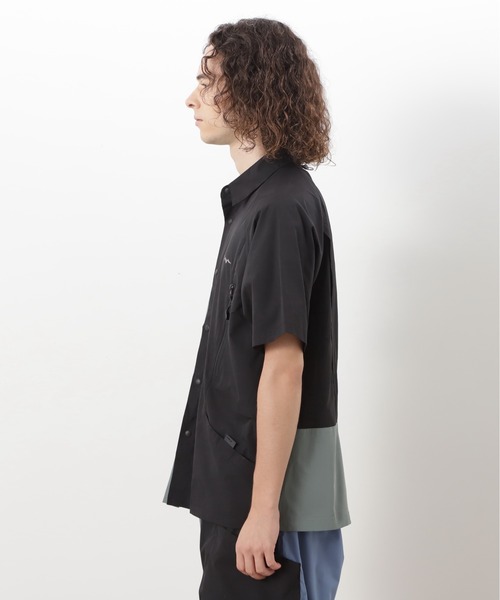MANASTASH（マナスタッシュ） シャツ 半袖 RIVER SHIRT/リバーシャツ
