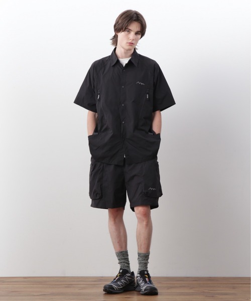 MANASTASH（マナスタッシュ） シャツ 半袖 RIVER SHIRT/リバーシャツ 